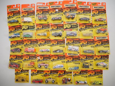 Lot 403 - MATCHBOX - 'Superfast' cars all on original...