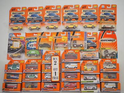 Lot 409 - MATTEL MATCHBOX - Late 1990's to 2000's carded...