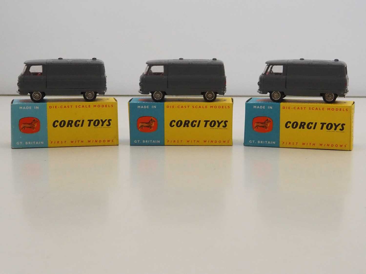 Lot 460 - A group of three scarce CORGI 462 promotional...