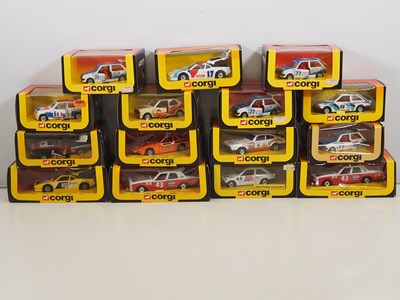 Lot 481 - A group of CORGI diecast rally and race cars...