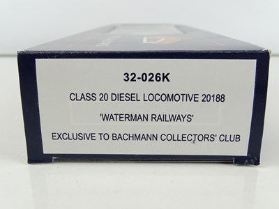 Lot 304 - A BACHMANN 32-026K Class 20 diesel locomotive...