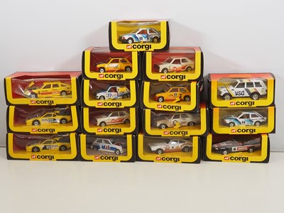 Lot 491 - A group of CORGI diecast rally and race cars...