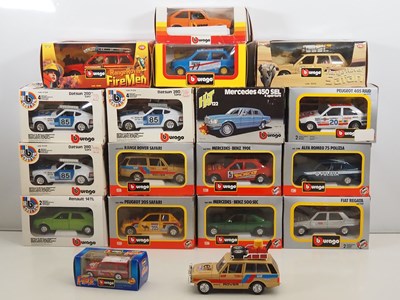 Lot 492 - BBURAGO and others - Mostly boxed diecast cars,...