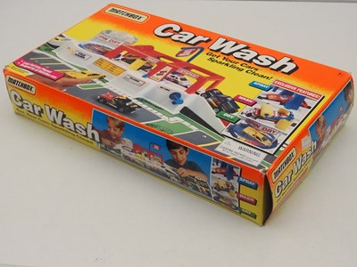 Lot 497 - MATCHBOX - Playsets 'Motors' , 'Car Crusher'...