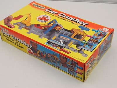Lot 497 - MATCHBOX - Playsets 'Motors' , 'Car Crusher'...