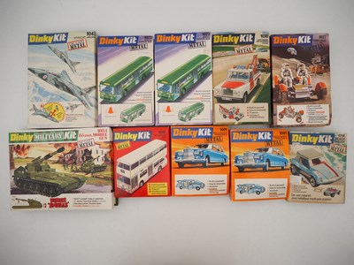 Lot 502 - DINKY kits in original style folded card packs,...