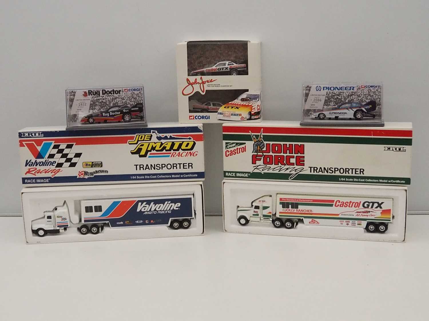 Lot 527 - A group of drag racing related diecast...