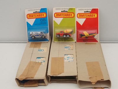 Lot 529 - MATCHBOX 1970's trade sleeves each containing...