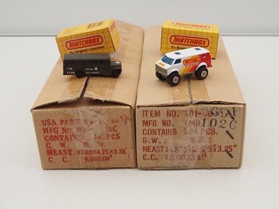 Lot 554 - A pair of MATCHBOX USA trade packs comprising...