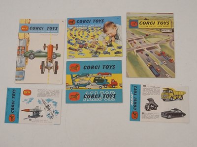 Lot 568 - Vintage CORGI UK issue catalogues comprising:...