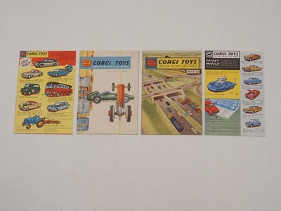 Lot 569 - Vintage CORGI UK issue catalogues comprising:...