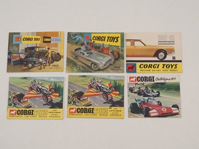 Lot 571 - Vintage CORGI UK issue catalogues comprising:...