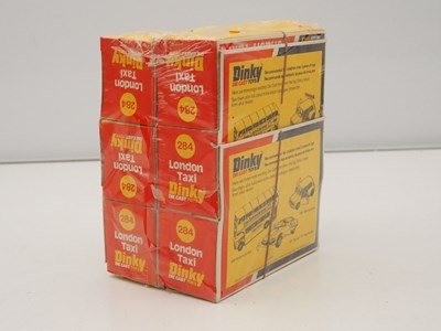 Lot 590 - A DINKY trade pack containing 6x 284 London...
