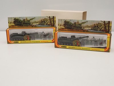Lot 595 - A CORGI trade sleeve containing 2x 908 AMX30D...