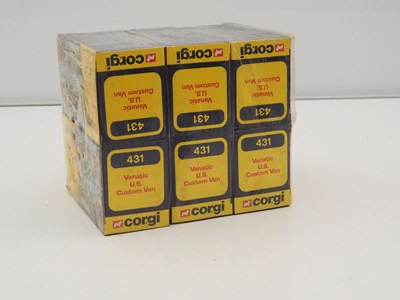 Lot 600 - A CORGI trade pack containing x6 #431 Vanatic...