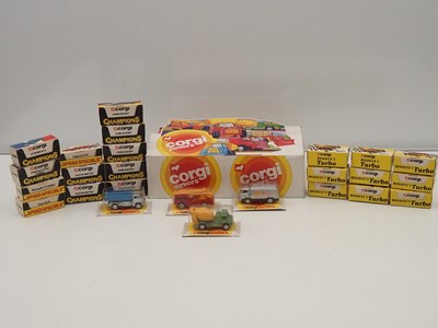 Lot 613 - CORGI JUNIORS - a trade box containing a full...