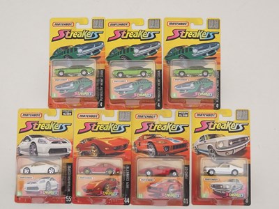 Lot 615 - MATTEL MATCHBOX - 'Superfast' carded vehicles,...
