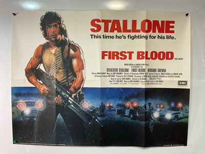 Lot 131 - RAMBO: FIRST BLOOD (1982) UK Quad film poster...