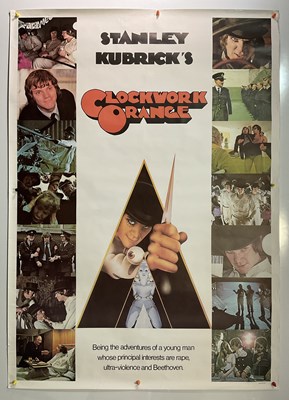 Lot 232 - A CLOCKWORK ORANGE (1971) Large format 1980's...