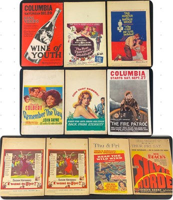 Lot 71 - A selection of US window cards including BACK...