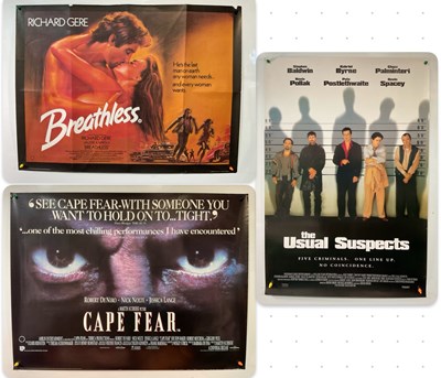 Lot 163 - A thrilling selection of film posters for...