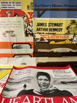 Lot 305 - A corral of Western film posters, mostly UK...