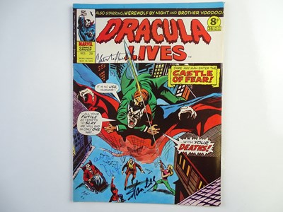 Lot 370 - DRACULA LIVES # 29 - SIGNED STAN LEE +...