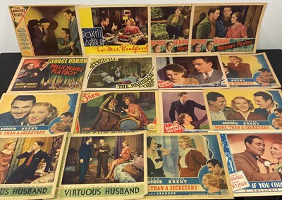 Lot 88 - A group of 1930s film US colour lobby cards to...