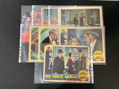Lot 86 - A group of 1930s film US lobby cards in full...