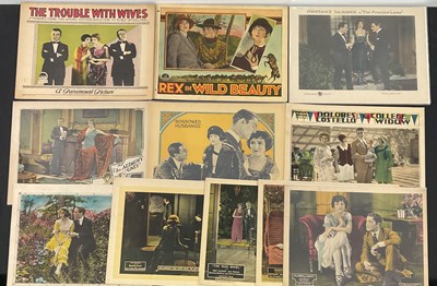 Lot 70 - A quantity of 1920s silent film colour lobby...