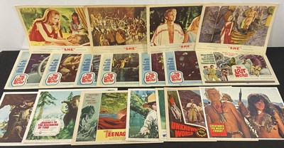 Lot 102 - A selection of US lobby cards for lost world...