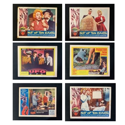 Lot 275 - A selection of 1950s sci-fi film lobby cards...