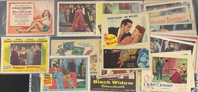 Lot 46 - A selection of lobby cards for Ginger Rogers...