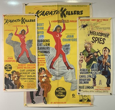 Lot 162 - A group of posters for films from the MAN FROM...