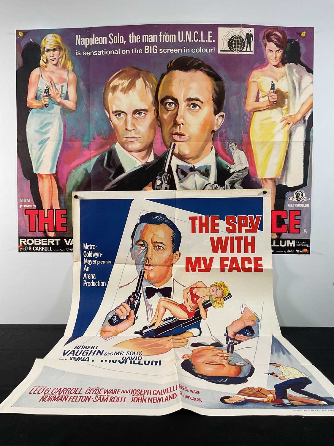 Lot 177 - THE SPY WITH MY FACE (1965) UK quad film...