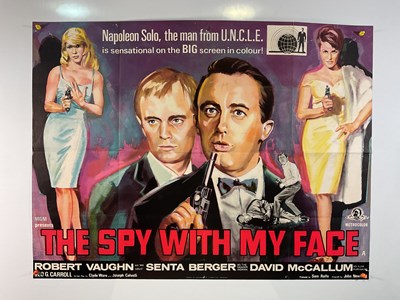 Lot 177 - THE SPY WITH MY FACE (1965) UK quad film...