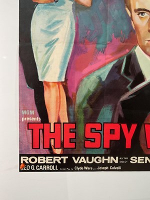 Lot 177 - THE SPY WITH MY FACE (1965) UK quad film...