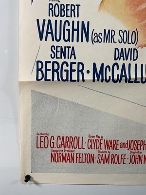 Lot 177 - THE SPY WITH MY FACE (1965) UK quad film...
