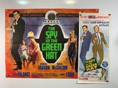 Lot 176 - THE SPY IN THE GREEN HAT (1967) UK quad film...