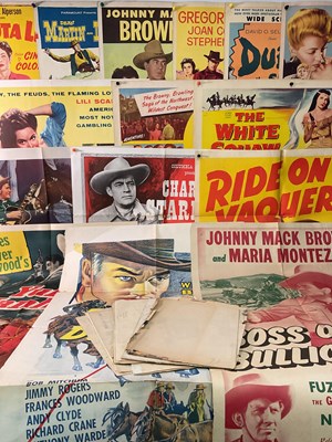 Lot 302 - A large quantity of Western film posters...