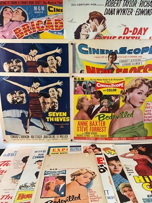 Lot 75 - A collection of CINEMASCOPE release US film...