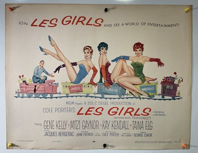 Lot 40 - LES GIRLS (1957) Style A US half sheet film...