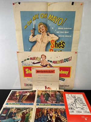 Lot 42 - A selection of film posters for Virginia Mayo...
