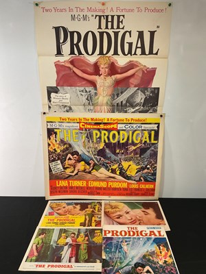 Lot 373 - THE PRODIGAL (1955) A US one sheet (folded),...