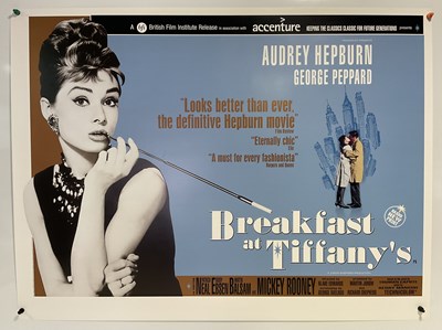Lot 367 - BREAKFAST AT TIFFANY'S (1961) UK quad 2001 BFI...