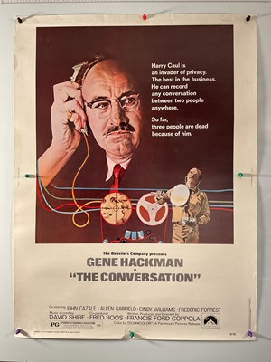 Lot 316 - THE CONVERSATION (1974) US one sheet printers...