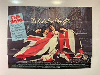 Lot 30 - THE KIDS ARE ALRIGHT (1979) UK quad film...