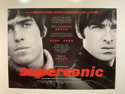 Lot 12 - OASIS SUPERSONIC (2016) UK Quad poster for the...