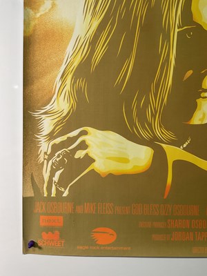 Lot 35 - GOD BLESS OZZY OSBOURNE (2011) UK quad film...