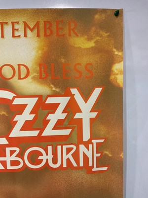 Lot 35 - GOD BLESS OZZY OSBOURNE (2011) UK quad film...